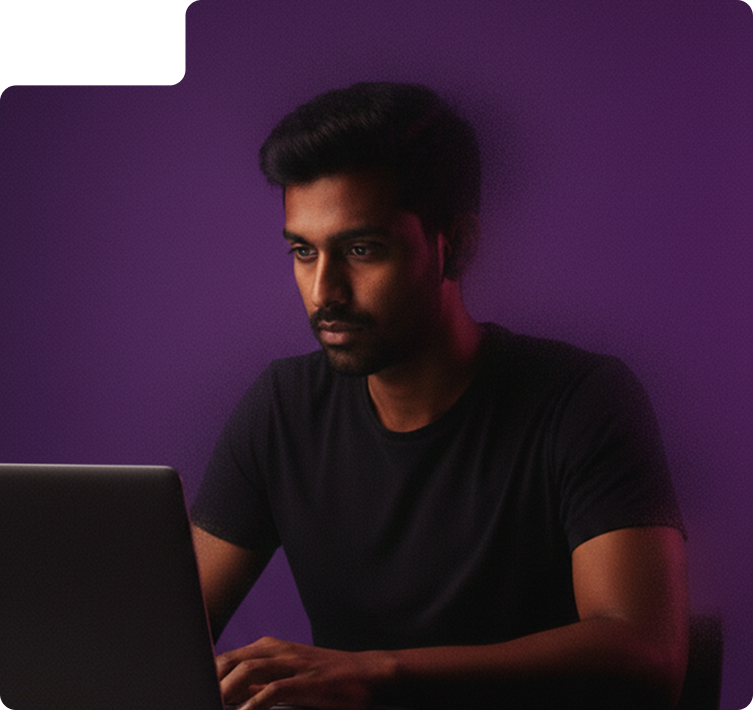 Team member at work